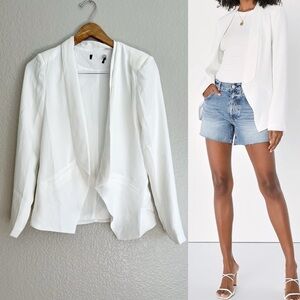 NWOT  Blazer Bundle Miss Punctuality Magenta Lightweight Blazer White & Magenta